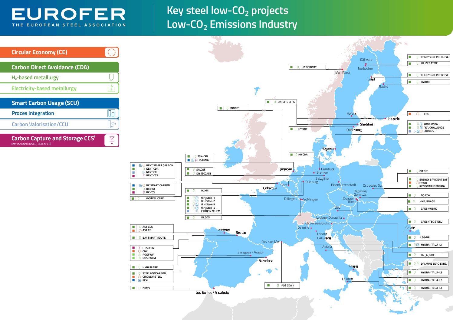 eurofer-low-carbon-projects-map